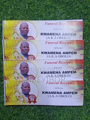 Funeral Receipt Book Printing