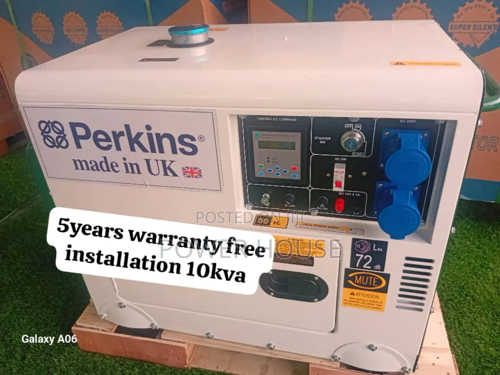 Rock Aurora 10kva 13000watts Diesel Generator Perkins 10kva