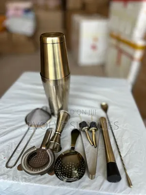 10pcs Brass Cocktail Tools Set