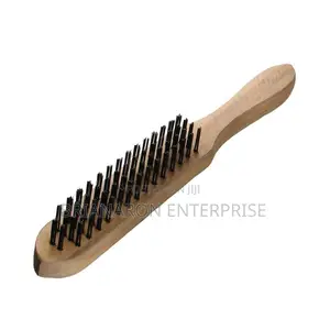Stainless Steel Wire Brush With Wooden Handle