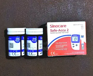 Sinocare Safe_accu 2 Blood Glucose Test Strips (50 Pieces)