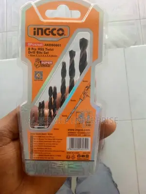 Ingco Twist Drill Bits Set 8 PCS