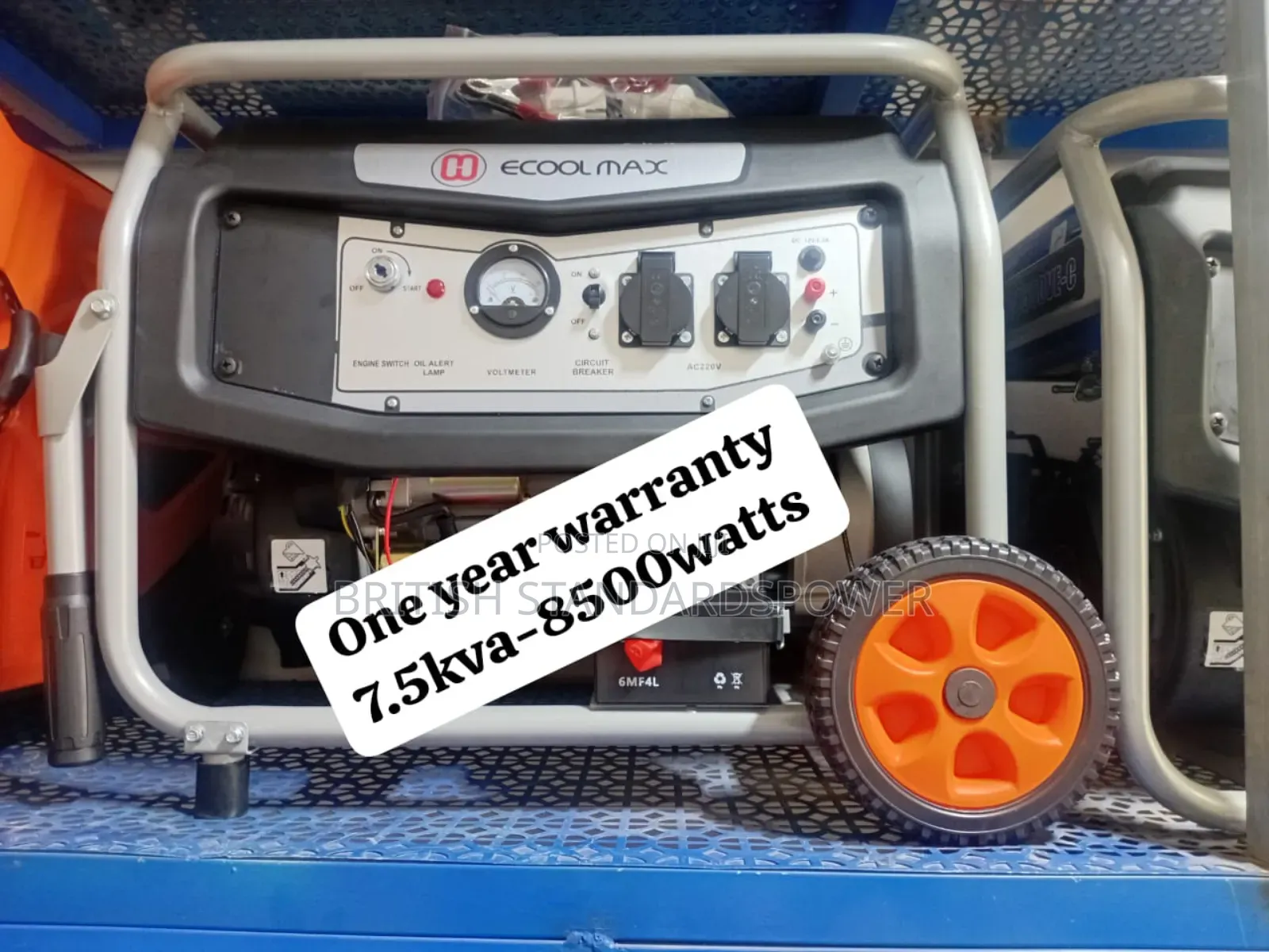 Top Performance 7.5kva Petrol Generator