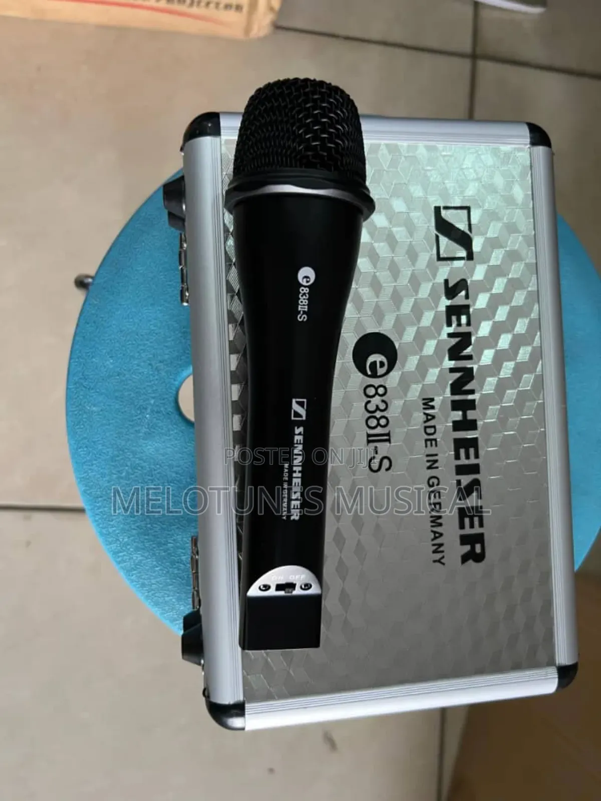 Sennheiser E 838 Ii-S Dynamic Cardioid Microphone.