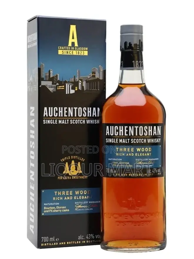 Auchentoshan Three Wood Scotch Whisky 700ml