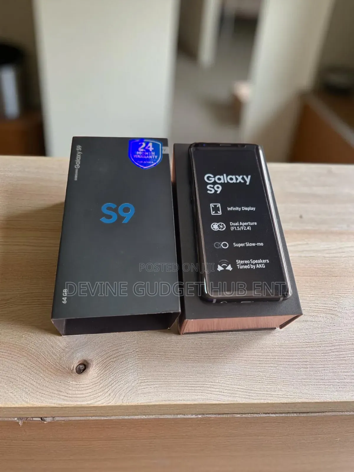 New Samsung Galaxy S9 64 GB Black
