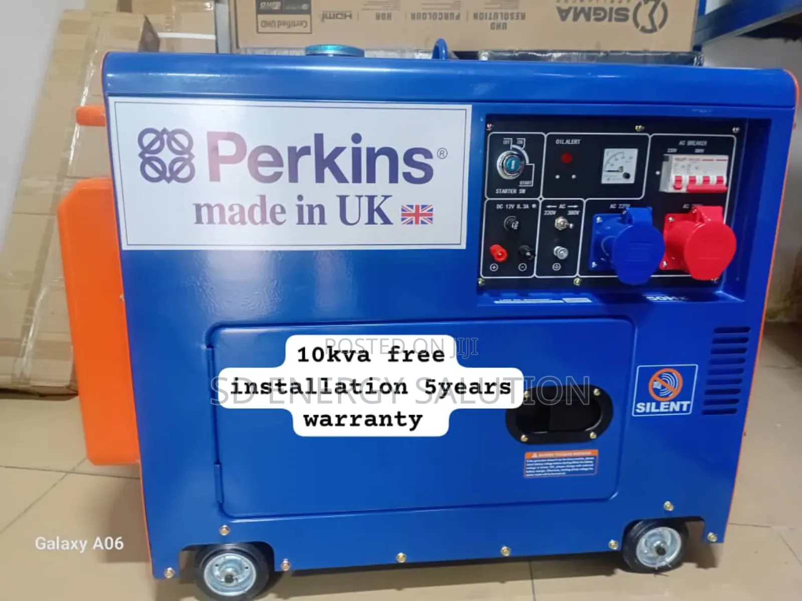 Smart Power Inside Perkins 10kva Diesel 13000watts Diesel