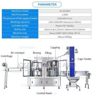 3 in 1 Rotary Bottle Water Machine