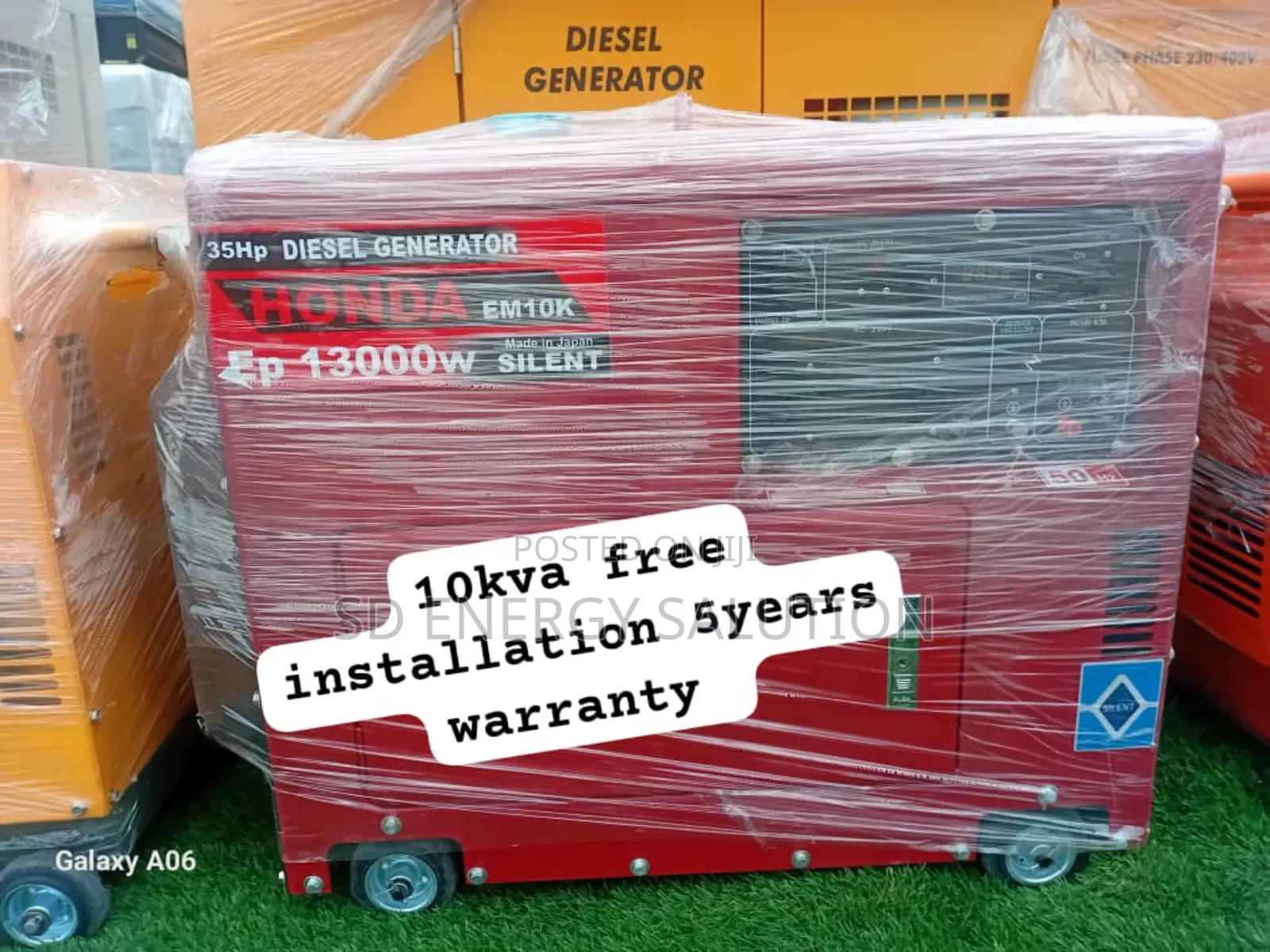 Cost Effective Energy 10kva 13000wats Diesel Generator