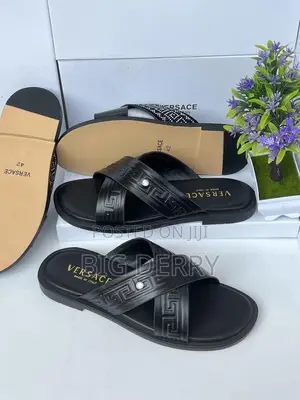 Versace Cross Slippers