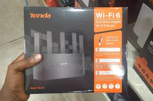 Tenda Tx2l Pro Dual-Band Gigabit Wi-Fi 6 Router.