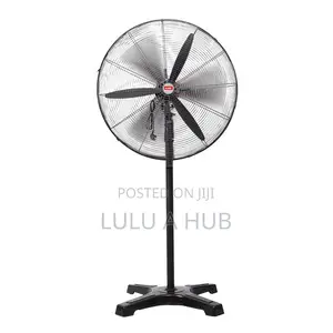 Elbee Heavy Duty Industrial Fan 20” Metal Stand Fan