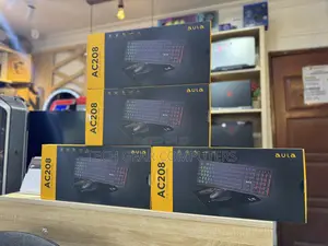 Aula Wireless Keyboard and Mouse Combo, RGB