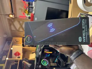 Gim Wireless Charging RGB Gaming Mouse Pad 15w, Led Mouse