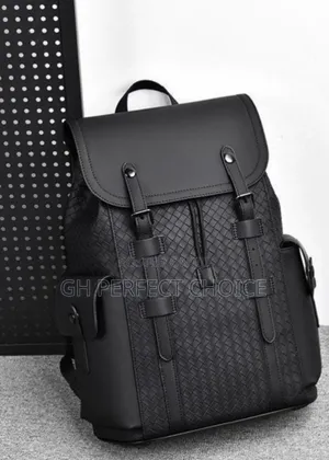 Real Leather Unisex Backpack