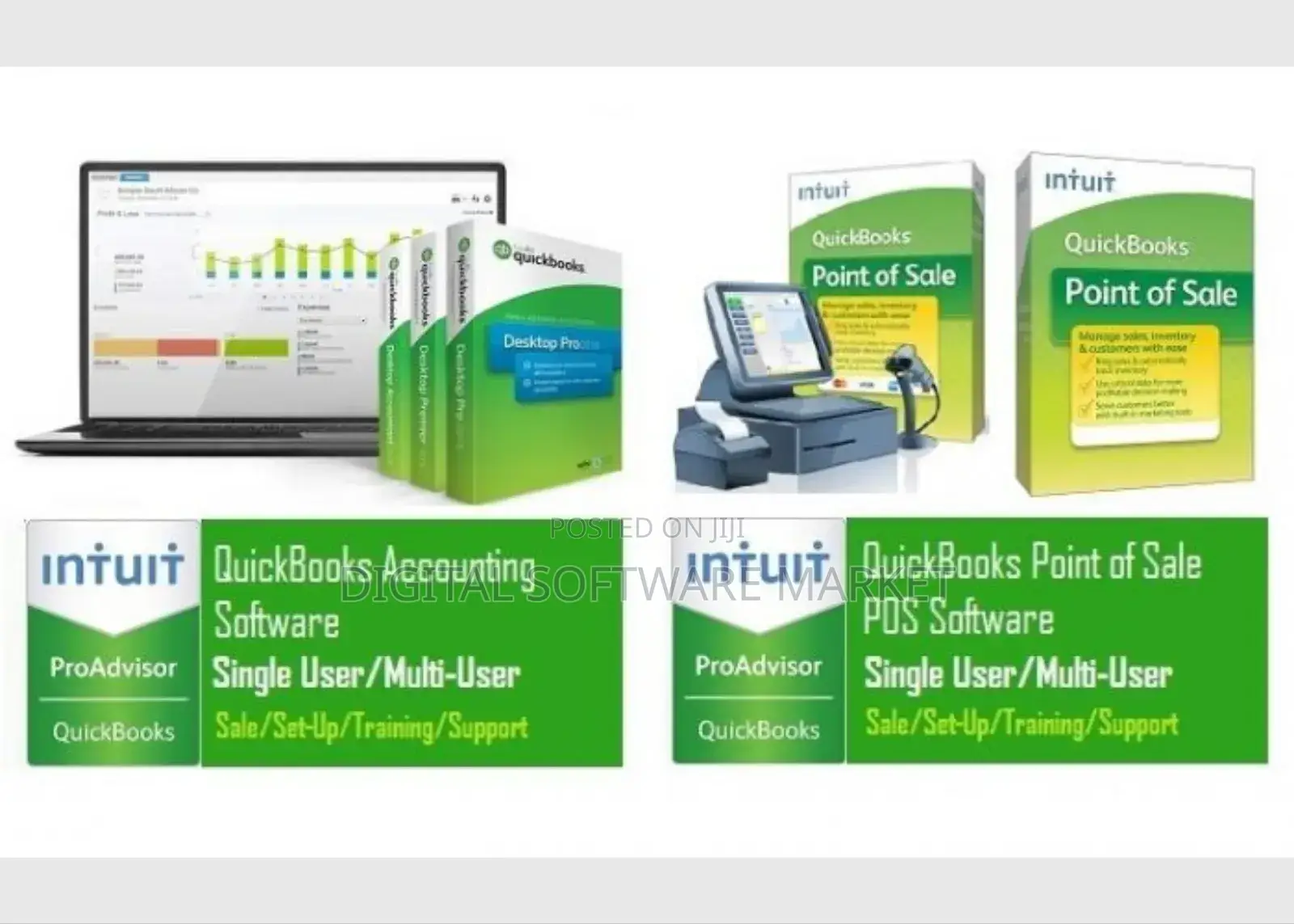 Quickbooks Pos V19 & Enterprise Accounting 2024 Bundle