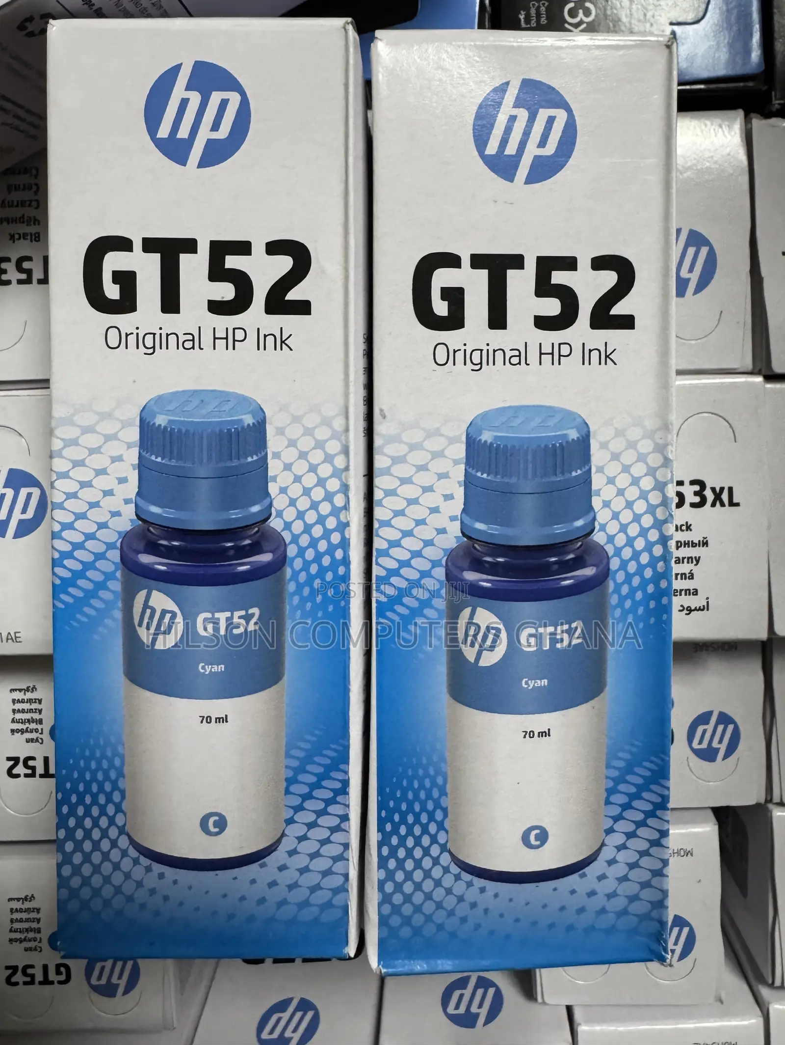 Hp Gt52 Original Ink Bottle Cyan - Genuine
