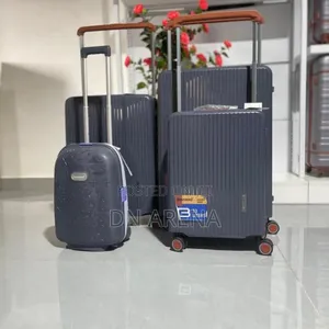 Zipless Anti Crack Travel Luggage Suitcase Bag 4 in 1
