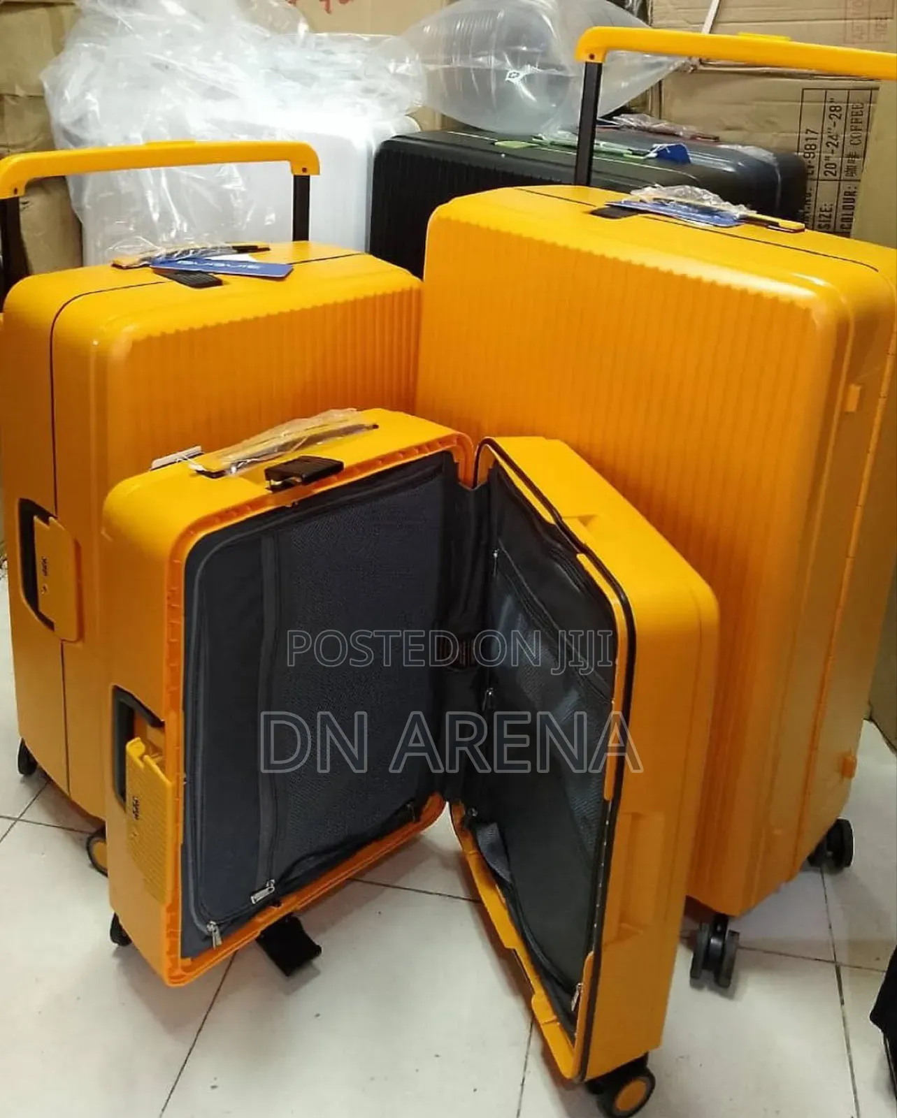 Zipless Anti Crack Travel Luggage Suitcase Bag 4 in 1