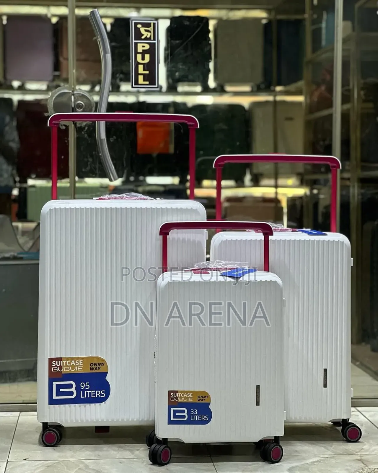 Zipless Anti Crack Travel Luggage Suitcase Bag 4 in 1