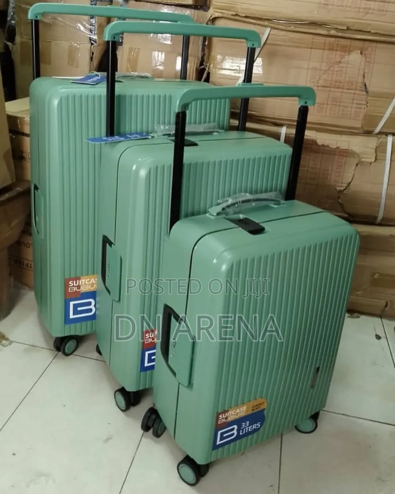 Zipless Anti Crack Travel Luggage Suitcase Bag 4 in 1