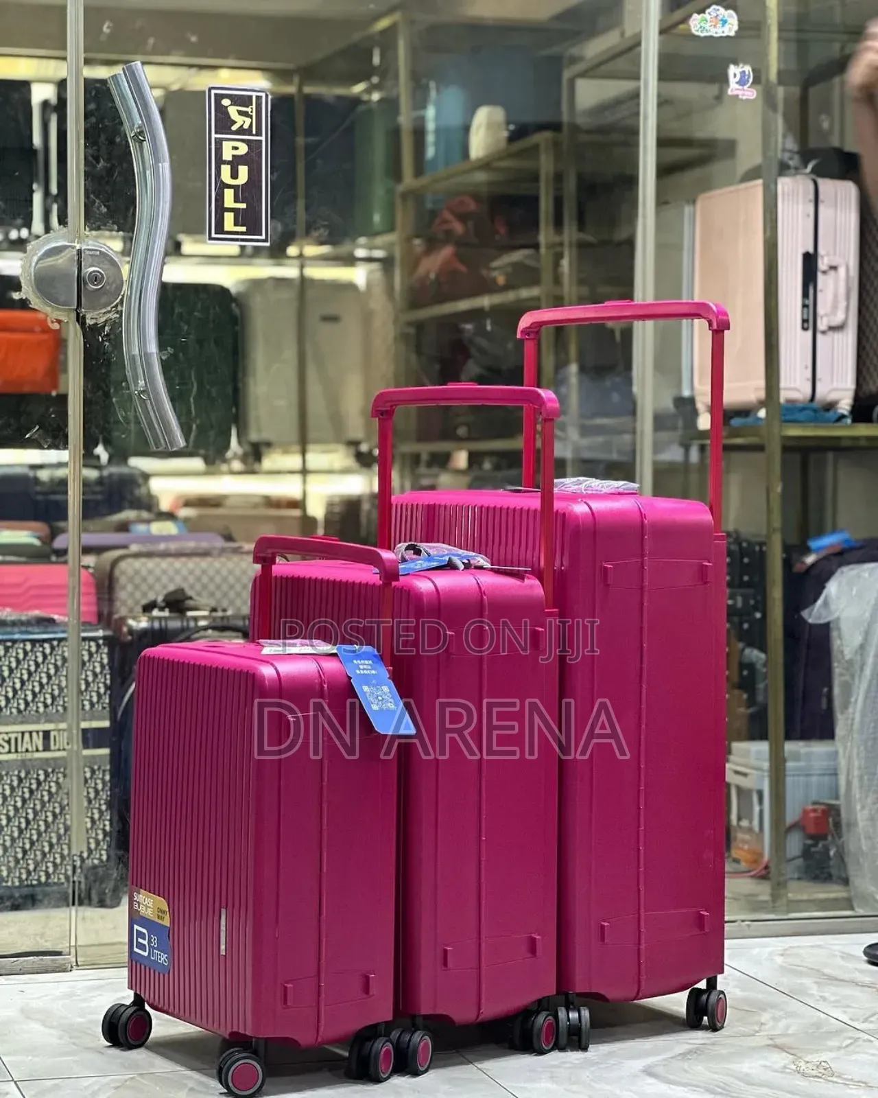 Zipless Anti Crack Travel Luggage Suitcase Bag 4 in 1