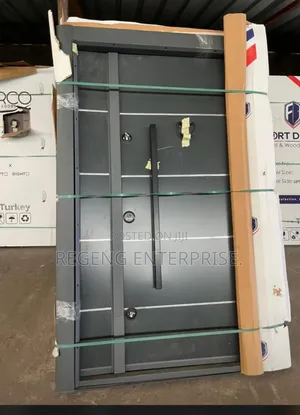 Alucobond Black (3) Lock Door.