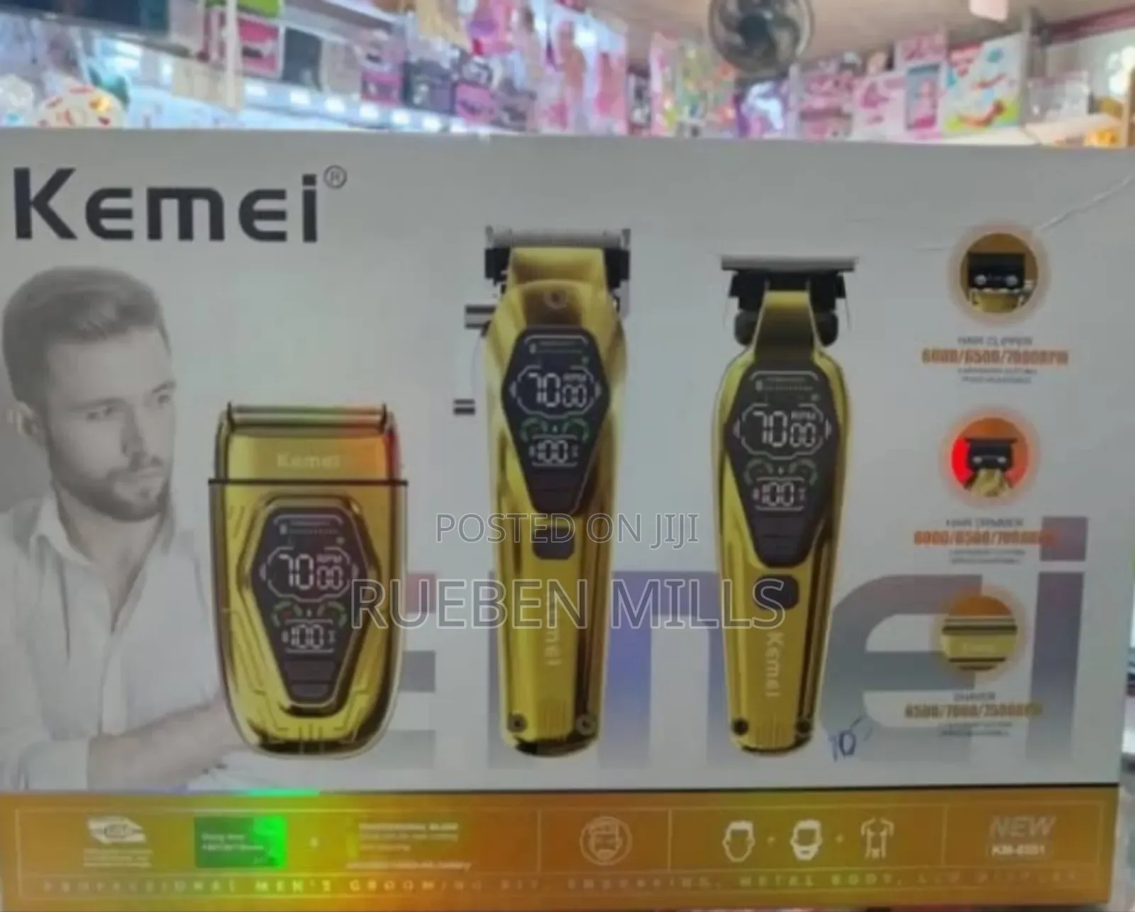 3 in 1 Face and Body Hair Remover Barbering Shaving Machine