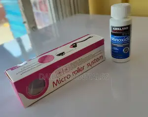 The Hairline Comeback Kit(Kirkland Minoxidil Derma Roller)