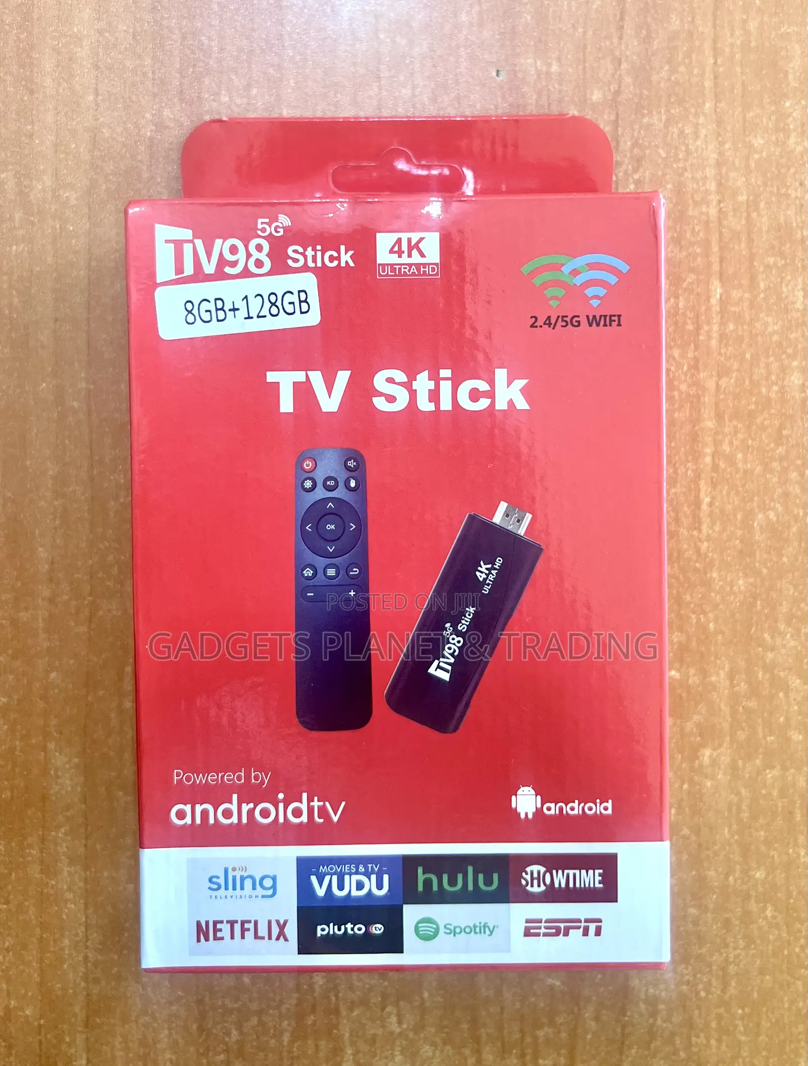 Tv98 Hd 8gb/128gb + 5g Dual Wifi Smart Andriod Tv Stick