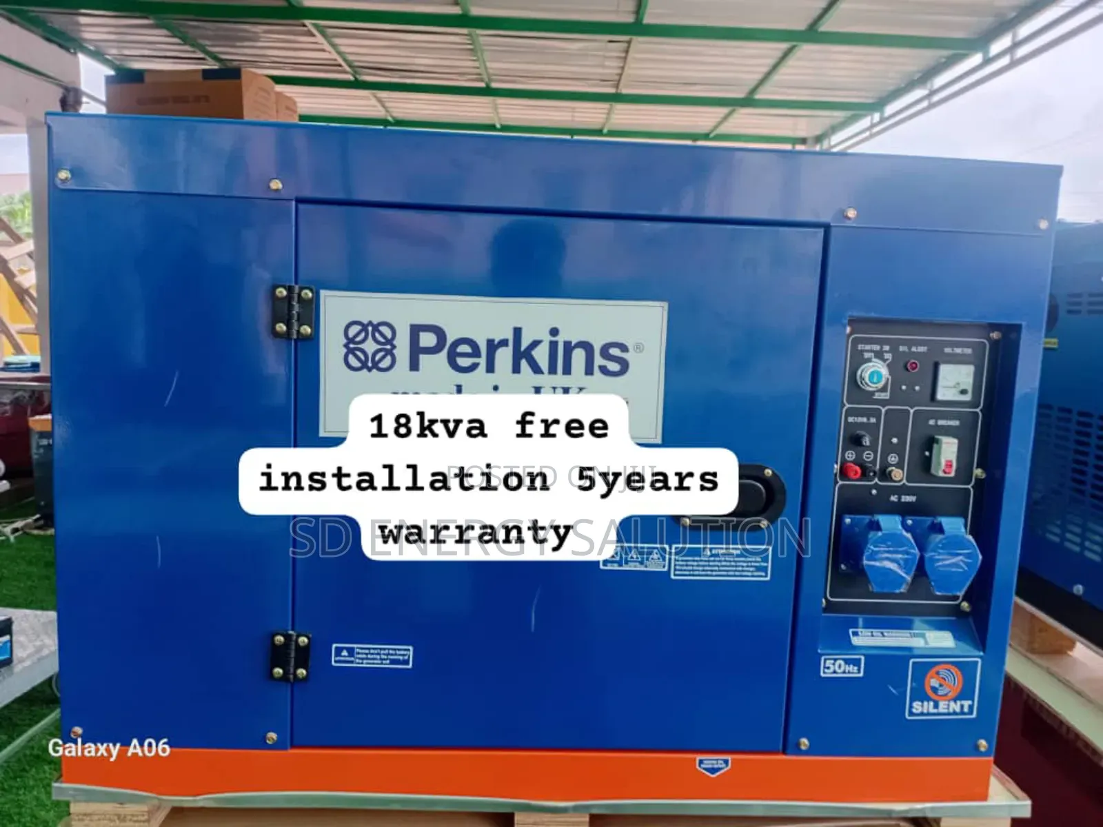 Fuel Tech Rule Blackout Perkins 18kva Diesel Generator 18kva