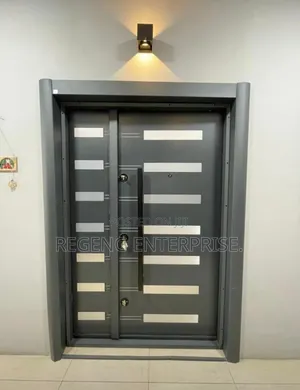 Doorco Embossed Security Door, (3) Locks Door