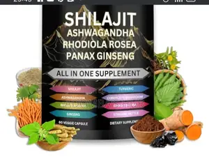 Shilajit Ashwagandha Rhodiola Rosea Panax Ginseng