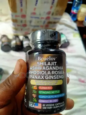 Shilajit Ashwagandha Rhodiola Rosea Panax Ginseng