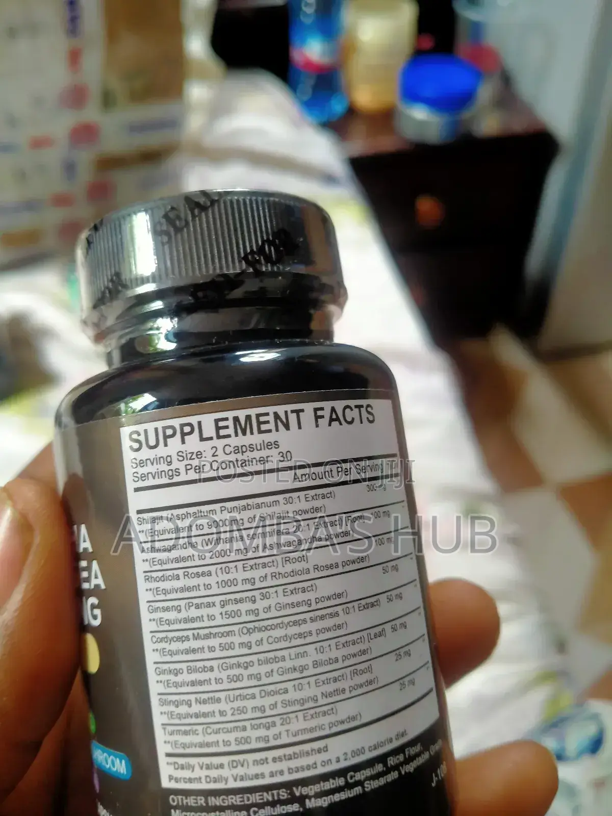 Shilajit Ashwagandha Rhodiola Rosea Panax Ginseng