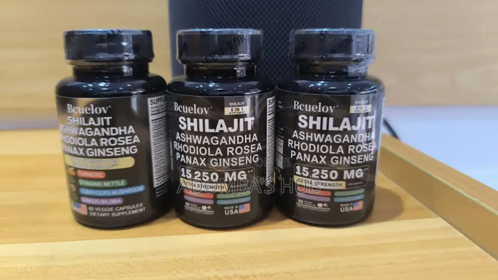 Shilajit Ashwagandha Rhodiola Rosea Panax Ginseng