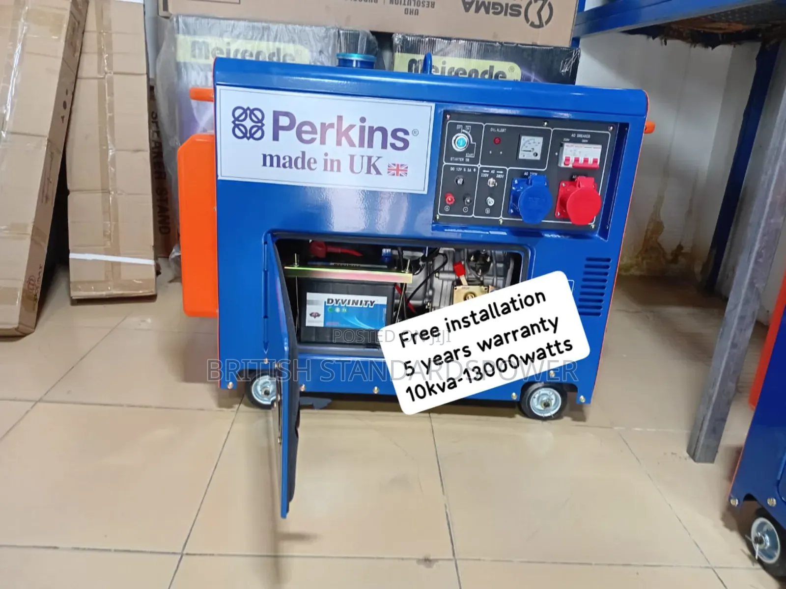 High Flow Rate 10kva Silent Diesel Generator