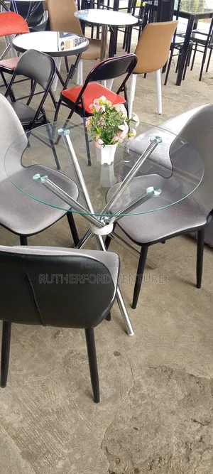 Classic Plain Dining Table and Chairs