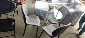 Dining Table With Grey Chairs