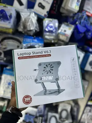 Laptop Stand Metallic Fan Rotation V6.1