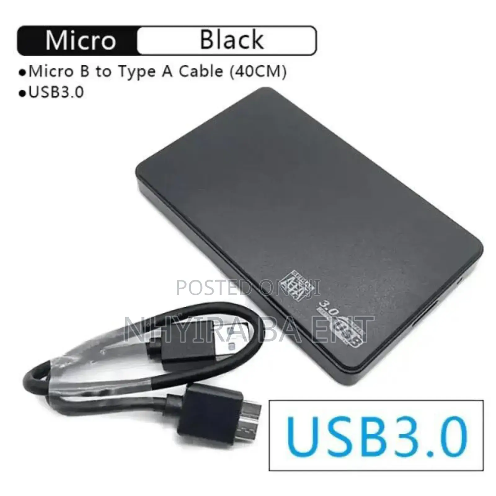 Hard Disk Drive 3.0 Usb Andtype C Case and Drives Available