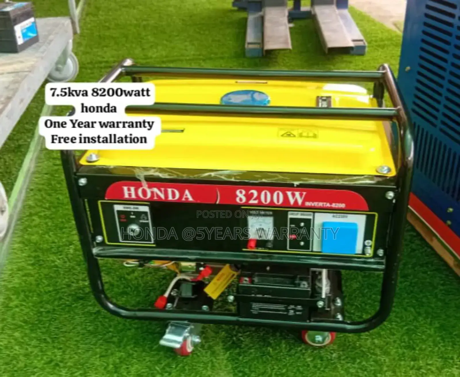 Energy Clean Honda 7.5kva Generator Petrol 8200watt Honda