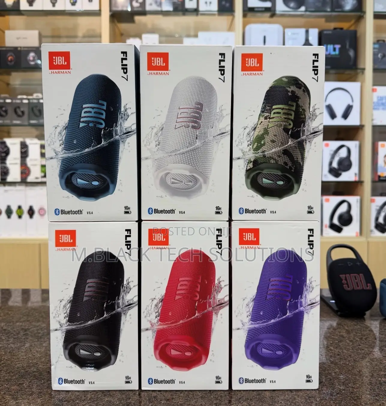 JBL Flip 7 Portable Waterproof Bluetooth Speaker