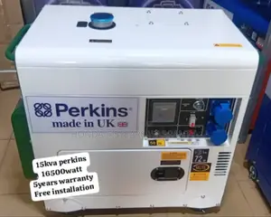 Energy Efficiency Single Perkins 15kva 16500watt Diesel 15kv