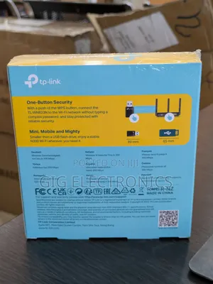 Tp-Link Tl-Wn823n Wireless-N300 Mini Usb Adapter