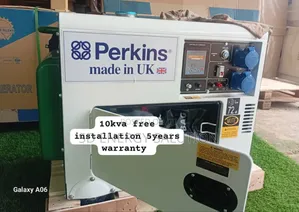 Volt Drive Max Perkins 10kva 13000watts Diesel Generator