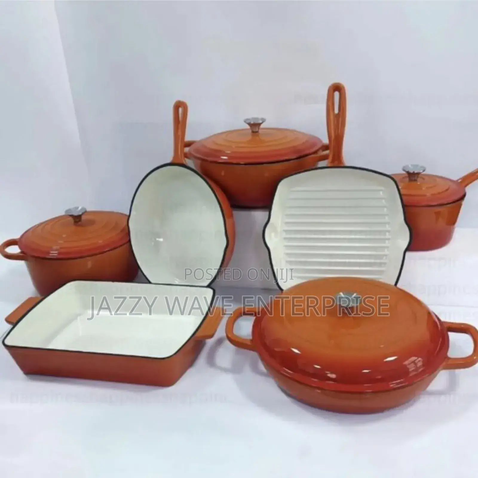 Cast Iron Enamel Nonstick Cookware Set