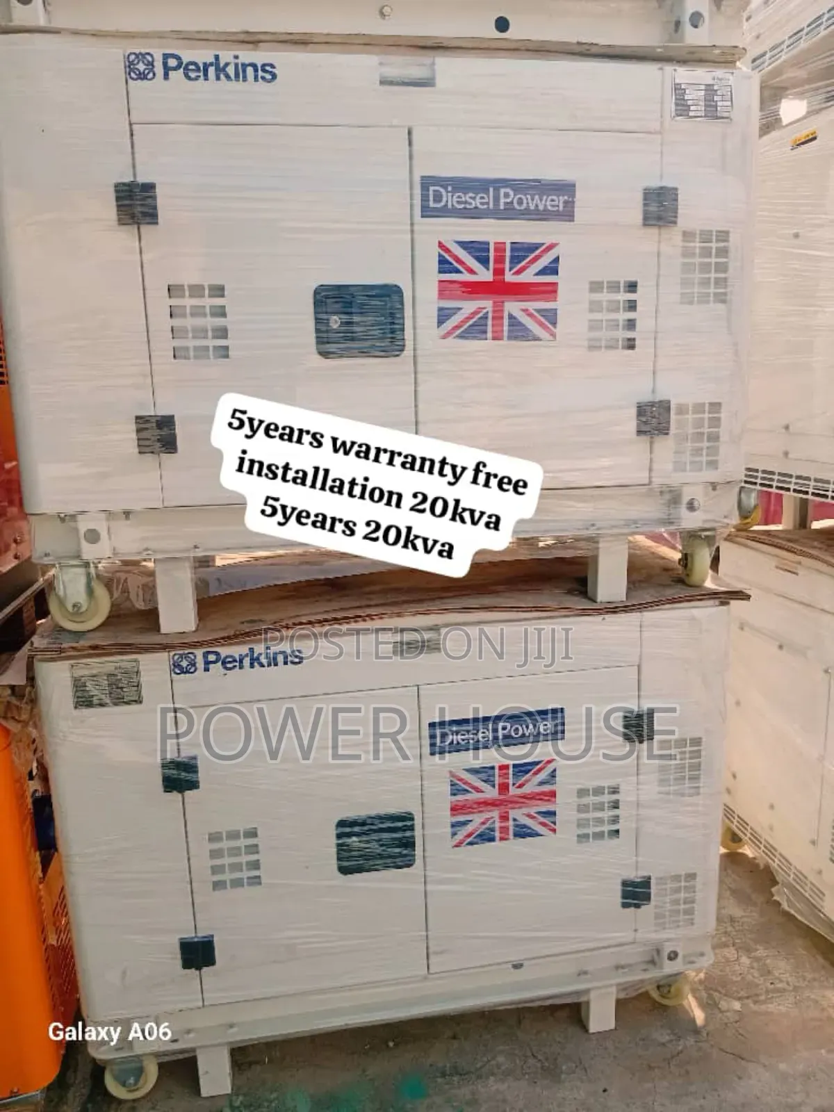 Energetic Watts 20kva Perkins Diesel Generator 20kva