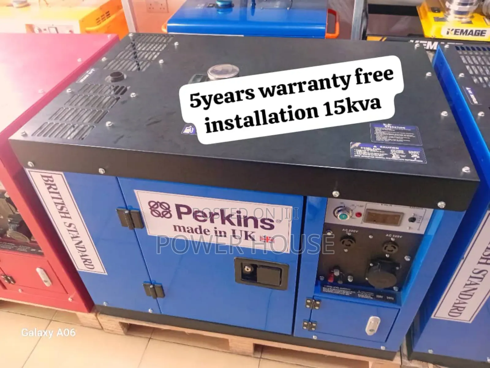 Energetic Celes Dock 16500watts 15kva Diesel Generator 15kva