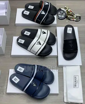 Balmain Home Non-Slip Open Toe Slippers Unisex